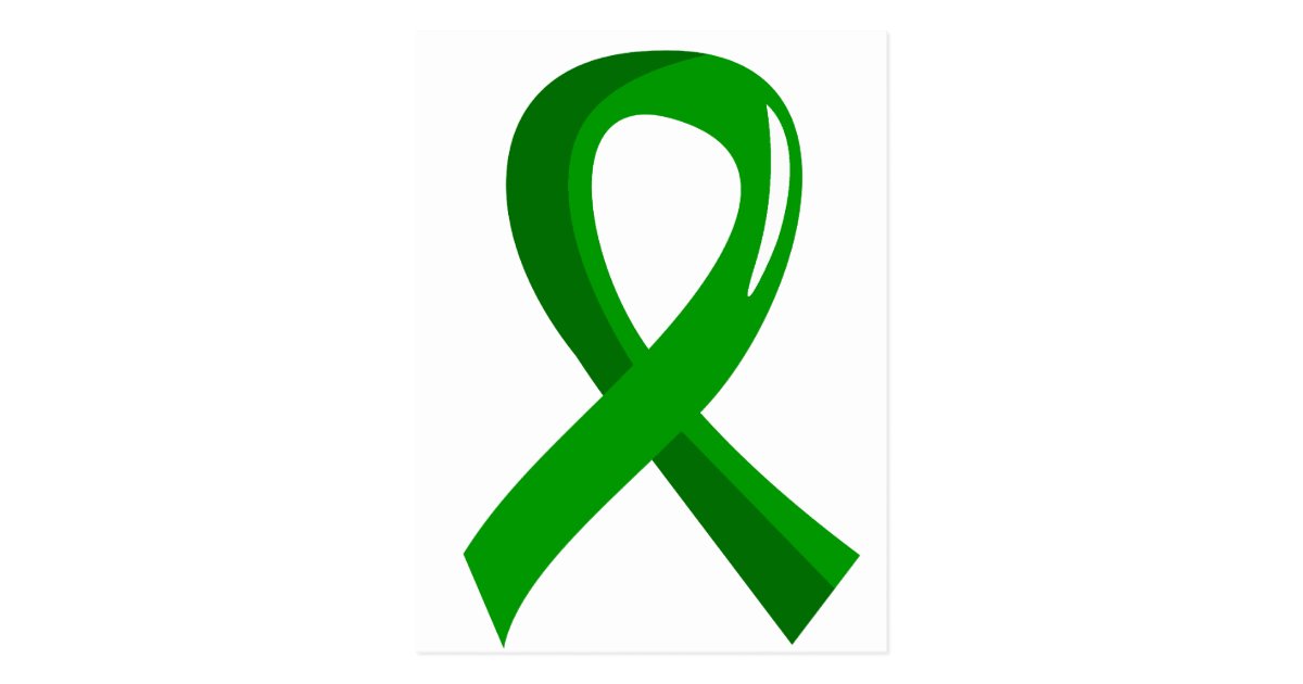 Bile Duct Cancer Green Ribbon 3 Postcard