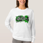 Bile Duct Cancer Hope Garden Ribbon T-Shirt