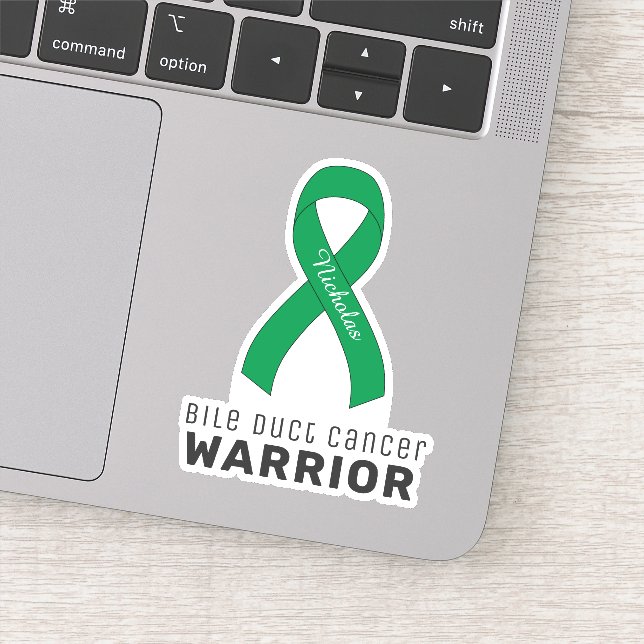 Bile Duct Cancer Vinyl Sticker (Detail)