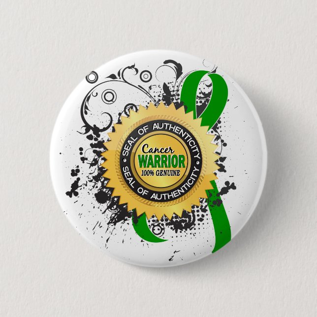 Bile Duct Cancer Warrior 23 Pinback Button (Front)