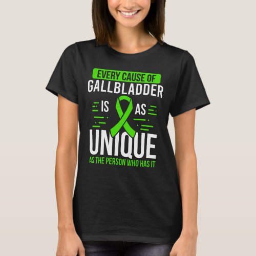 Bile Duct Cancer Warrior Gallstones Removal Month T_Shirt