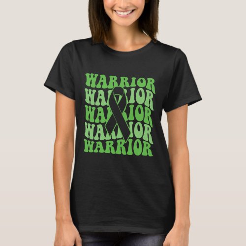 Bile Duct Cancer Warrior Green Ribbon Awareness  T_Shirt