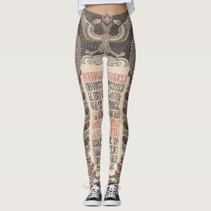Bilibin’s Exhibition Poster art leggings