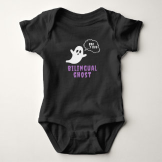 Bilingual Ghost Boo Buu Baby Bodysuit