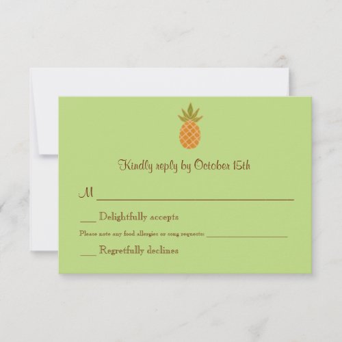 Bilingual Pineapple Wedding RSVP 2_sided