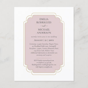 Bilingual Spanish Boda Budget Wedding Flyer