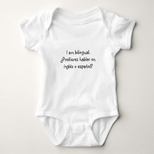 Bilingual Spanish-English with Au Pair Childcare Baby Bodysuit