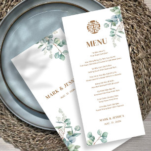 Bilingual Vietnamese Eucalyptus Song Hy Menu