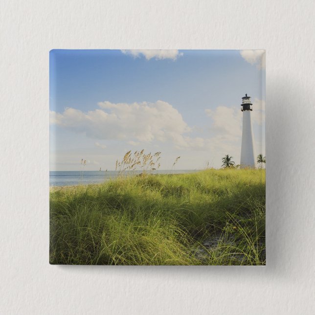 Bill Baggs Cape Florida Lighthouse, Bill Baggs Pinback Button (Front)