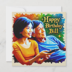 BILL~ Birthday Card ~ Leisure Time ~