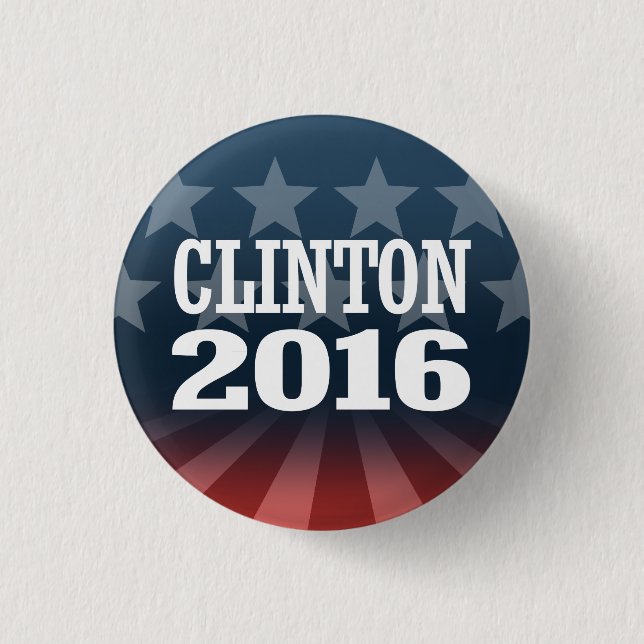 BILL CLINTON 2016 BUTTON (Front)