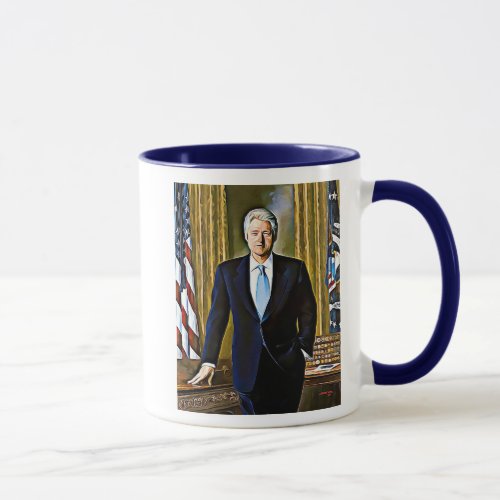 Bill Clinton 42nd President Keepsake Coffee Mug