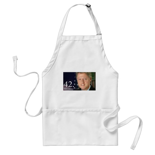 Bill Clinton Adult Apron (Front)