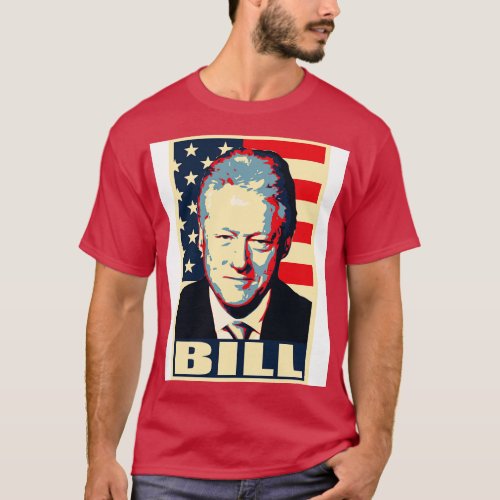 Bill Clinton America Art T_Shirt