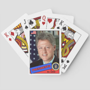 Bill Clinton Baseball Card