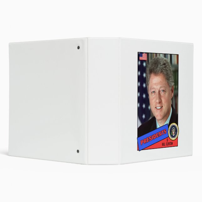 Bill Clinton Baseball Card Binder (Background)