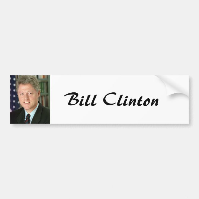 Bill Clinton Bumper Sticker (Front)