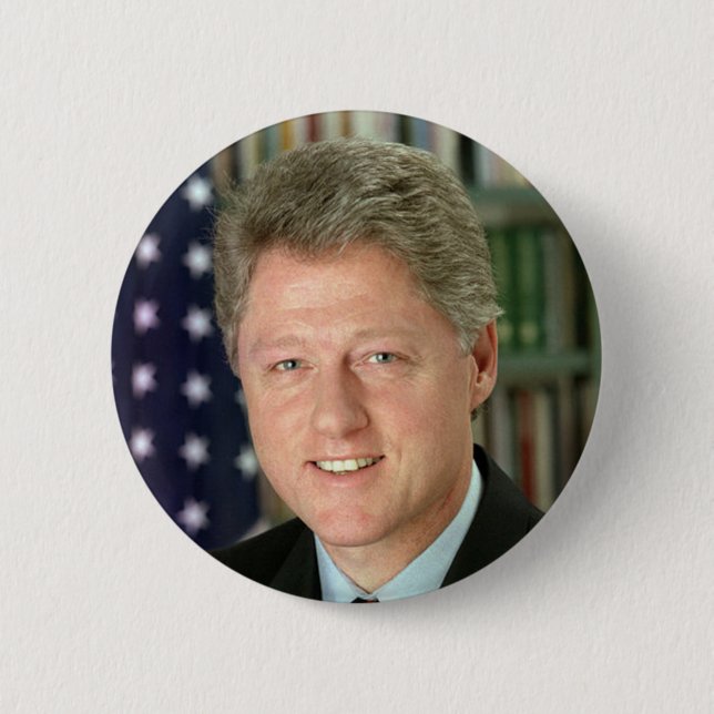 Bill Clinton Button (Front)