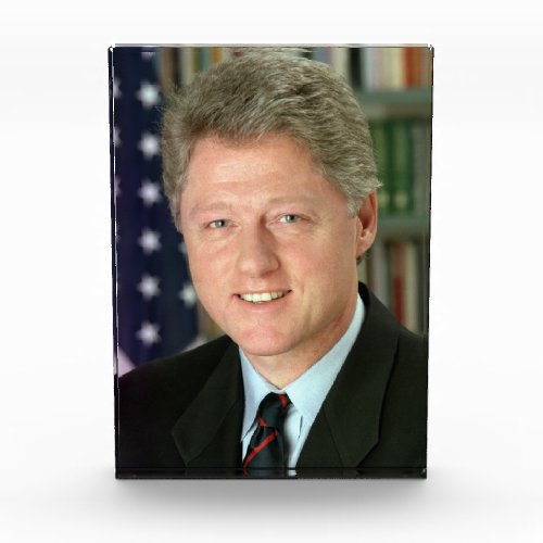 Bill Clinton Democratic President White House Acrylic Award