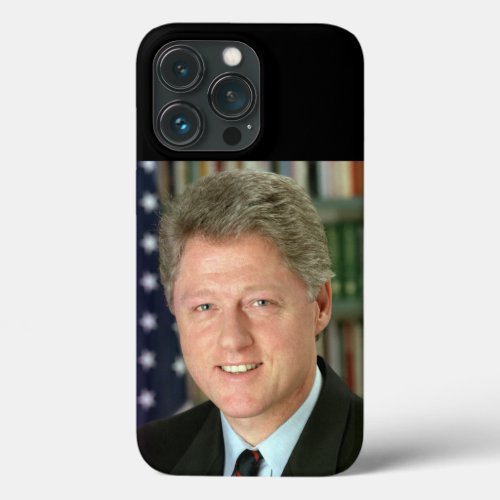 Bill Clinton Democratic President White House iPhone 13 Pro Case