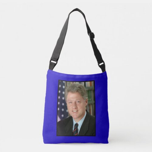 Bill Clinton Democratic President White House Crossbody Bag