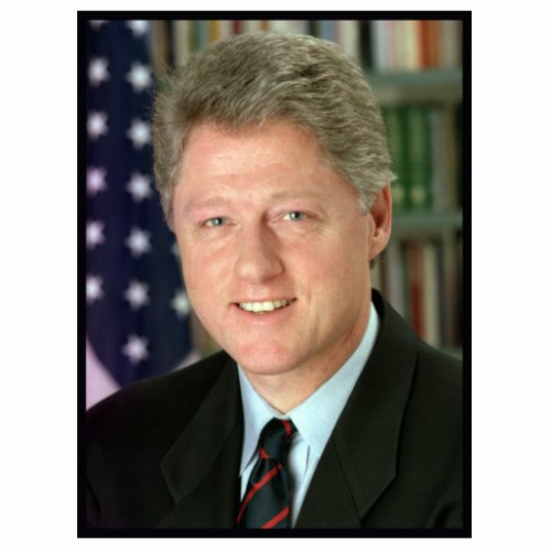 Bill Clinton Democratic President White House Cutout