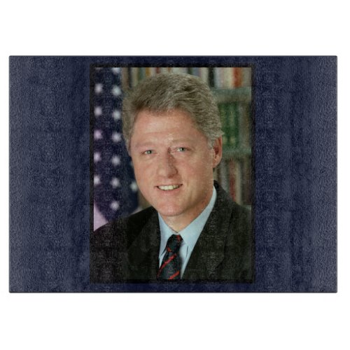 Bill Clinton Democratic President White House Cutting Board