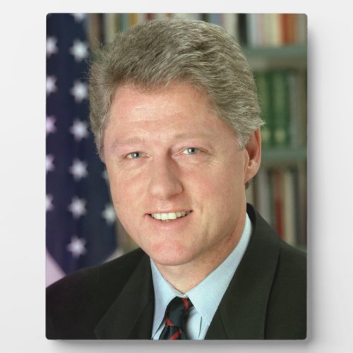 Bill Clinton Democratic President White House Plaque