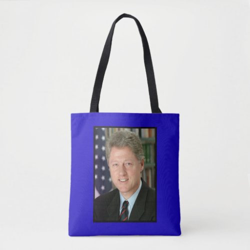 Bill Clinton Democratic President White House Tote Bag