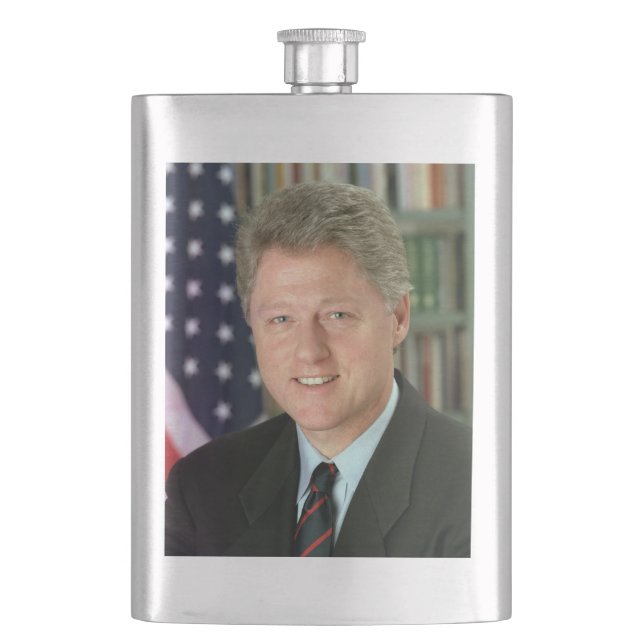 Bill Clinton Flask (Front)