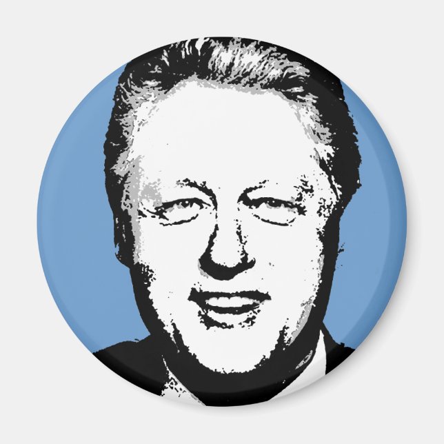 Bill Clinton Gear Magnet (Front)