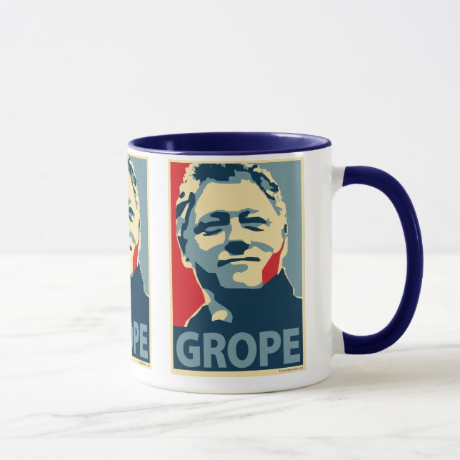 Bill Clinton - Grope: OHP Mug (Right)