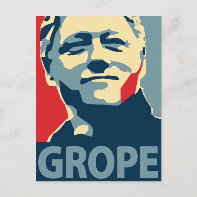 Bill Clinton - Grope: OHP Postcard (Front)