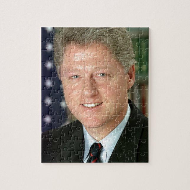 Bill Clinton Jigsaw Puzzle (Vertical)