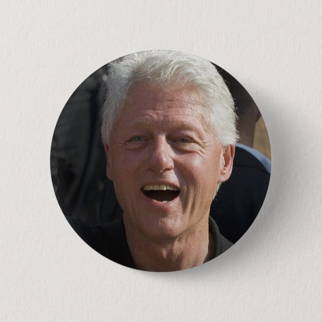 Bill Clinton Pinback Button (Front)