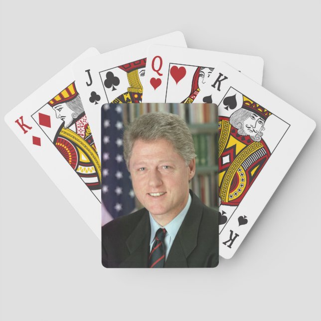 Bill Clinton Poker Cards (Back)