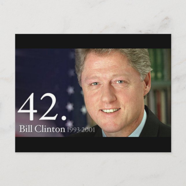 Bill Clinton Postcard (Front)