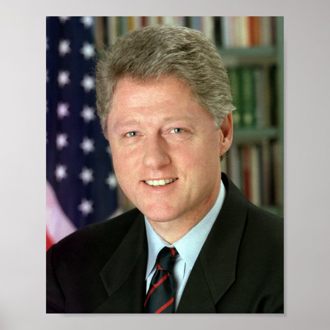 Bill Clinton Poster (Front)