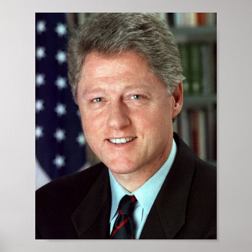 Bill Clinton Poster