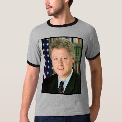 Bill Clinton Presidential Portrait T_Shirt