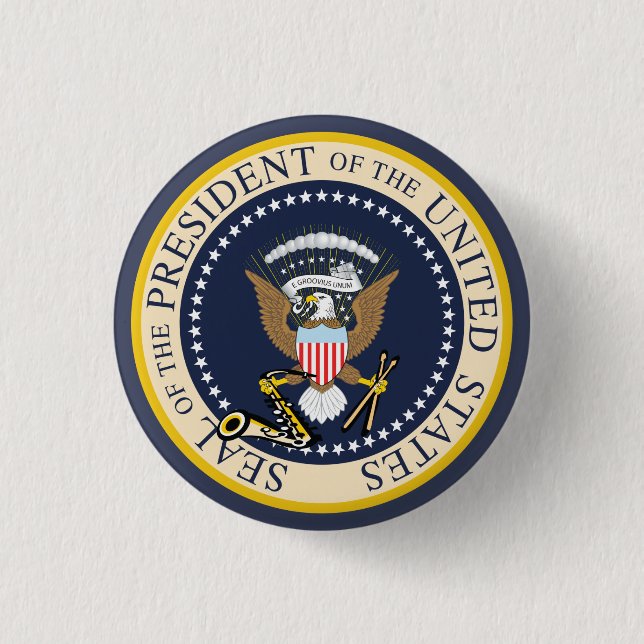 Bill Clinton : Presidential Seal : Button (Front)