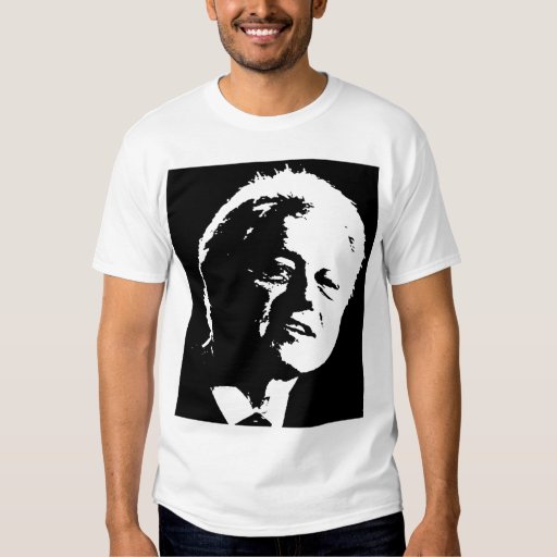 Bill Clinton silhouette T Shirts | Zazzle