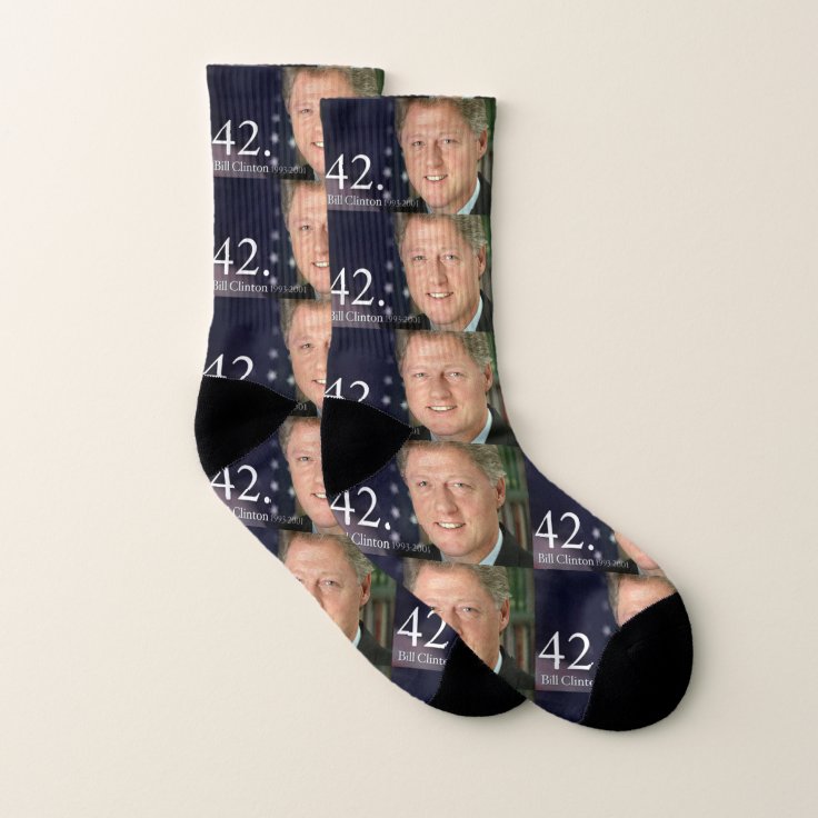 Bill Clinton Socks Zazzle