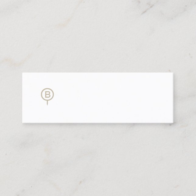 Bill Corporation Calling Card (Front)