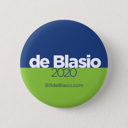 Bill de Blasio 2020 Button