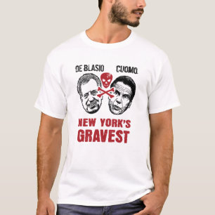 BILL DE BLASIO & ANDREW CUOMO - NEW YORK'S GRAVEST T-Shirt