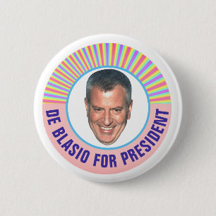 Bill de Blasio for President 2020 Button