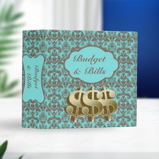 Bill Debt Budget Family Organizer•Blue•