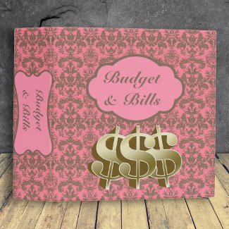 Bill Debt Budget Family Organizer•Pink•