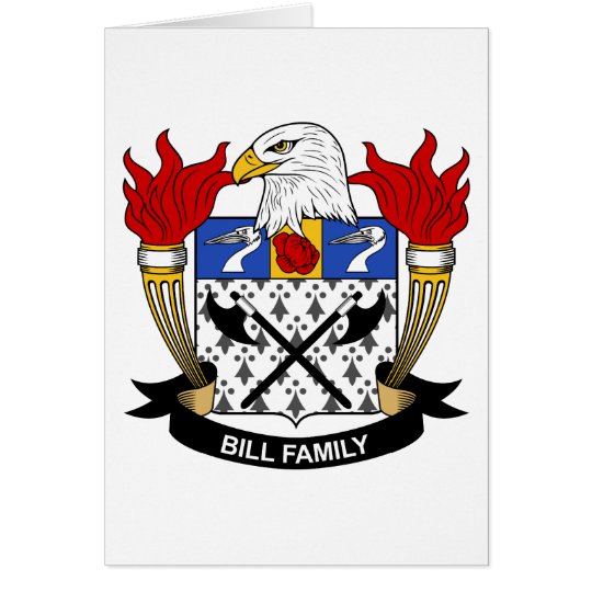 Bill Family Crest Card